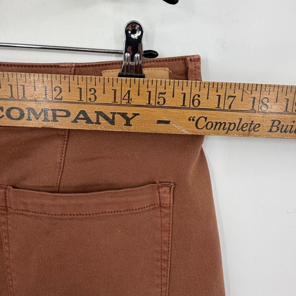 PAIGE Brooklyn 31 Wide Leg Pants Brown High Rise NWT Size 30 - Picture 6 of 12